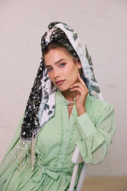 ⁦מטפחת ניצן - לונג⁩ – תמונה ⁦8⁩