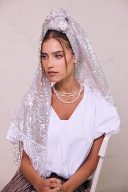 ⁦מטפחת רננה - לונג⁩ – תמונה ⁦8⁩