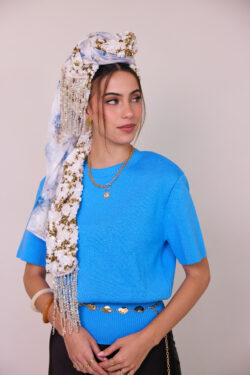 ⁦מטפחת אמבר - לונג⁩ – תמונה ⁦5⁩
