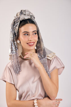⁦מטפחת משי - לונג⁩ – תמונה ⁦10⁩